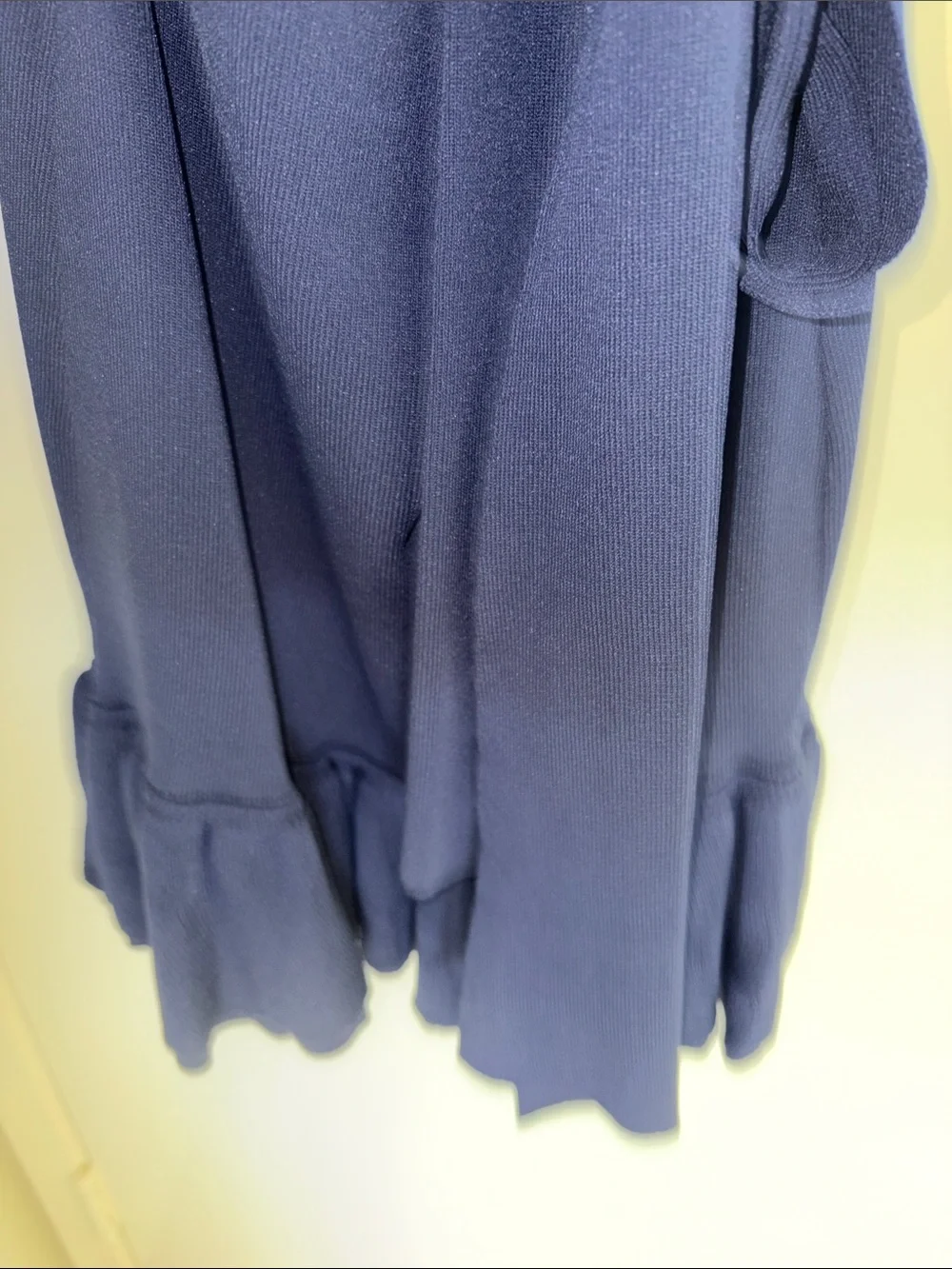 MESHKI PEREESA Navy Long-Sleeve Button Dress M NWOT - Picture 8 of 9